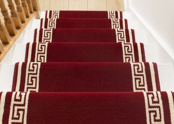 Red Stair Runner for Stylish Home Decor