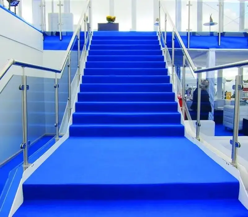 Blue Stair Event Carpet UAE